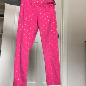 Pink diamond leggings